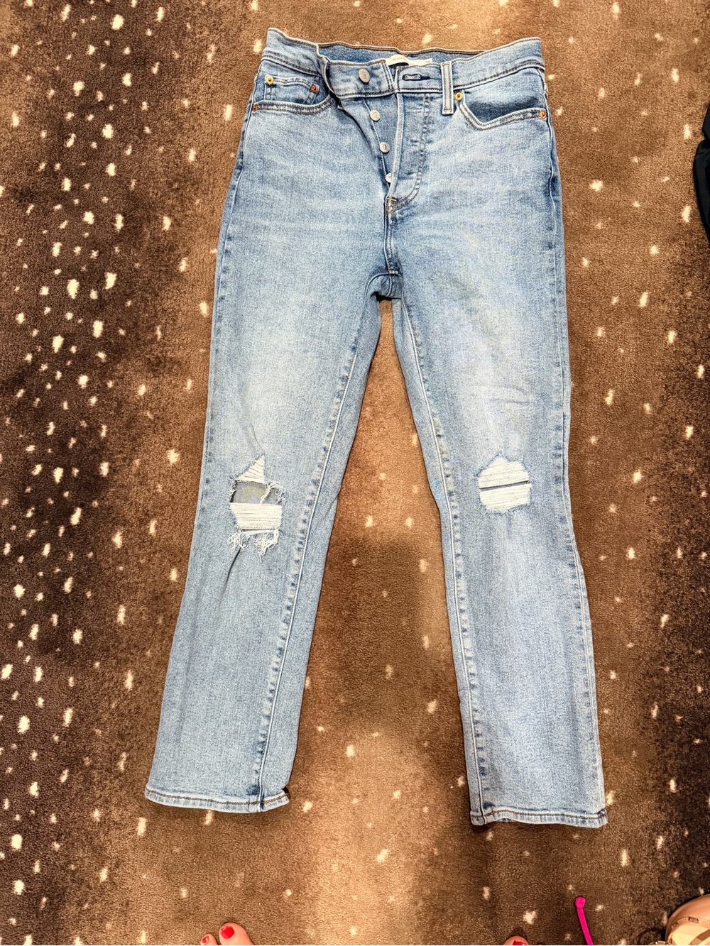 Levi’s wedgie straight jeans